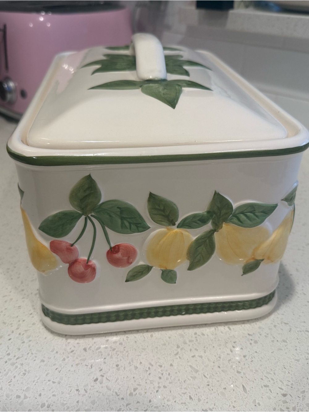 Vintage ceramic bread box - Picture 2 of 5